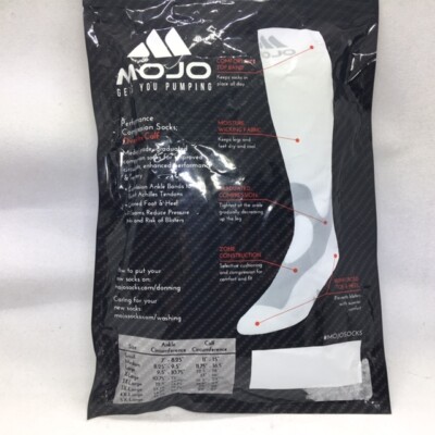 Mojo Compression Socks  M Mojo Elite Endurance Compression Socks With Extra Foot