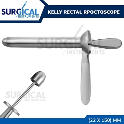 SURGINSTRUMENTS Kelly Anoscope, Proctoscope 22 x 150mm Rectal OB/Gynecology Urology German Grade