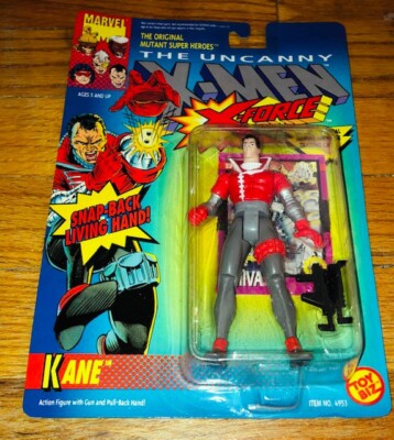 Vintage 1993 Toybiz Kane Snap Back Uncanny X-Men X-Force Marvel Action Figure