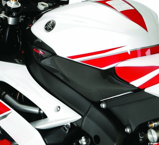 YAMAHA YZFR6 0816 GLOSS CARBON FIBER SIDE PANELS POWERBRONZE eBay
