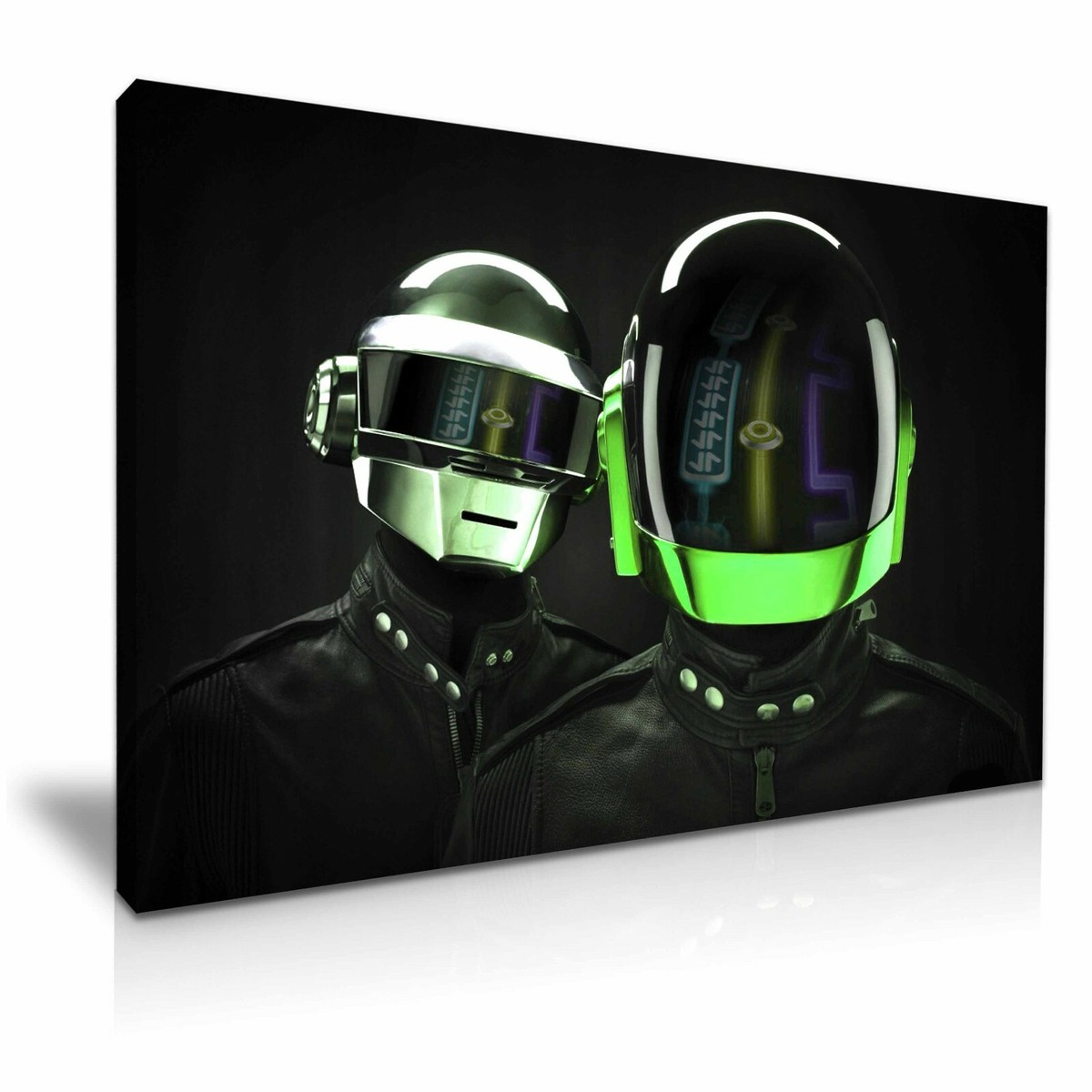 Daft Punk Helmet DJ Band Music Canvas Modern Home Art Size to