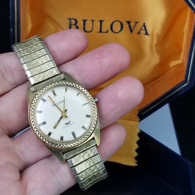 Vintage Bulova Mens watch 1970  display picture 3