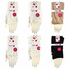 Fuli Fuli Japanese Style Fingerless Arm Warmers Elbow Mittens Long Gloves