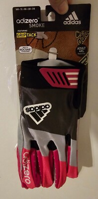 Adidas Zero Smoke grip tack gloves Pink Size 4 XL