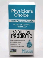 Physician's Choice 60 Billion PROBIOTIC - 30 Capsules - Physicians 04/2027+