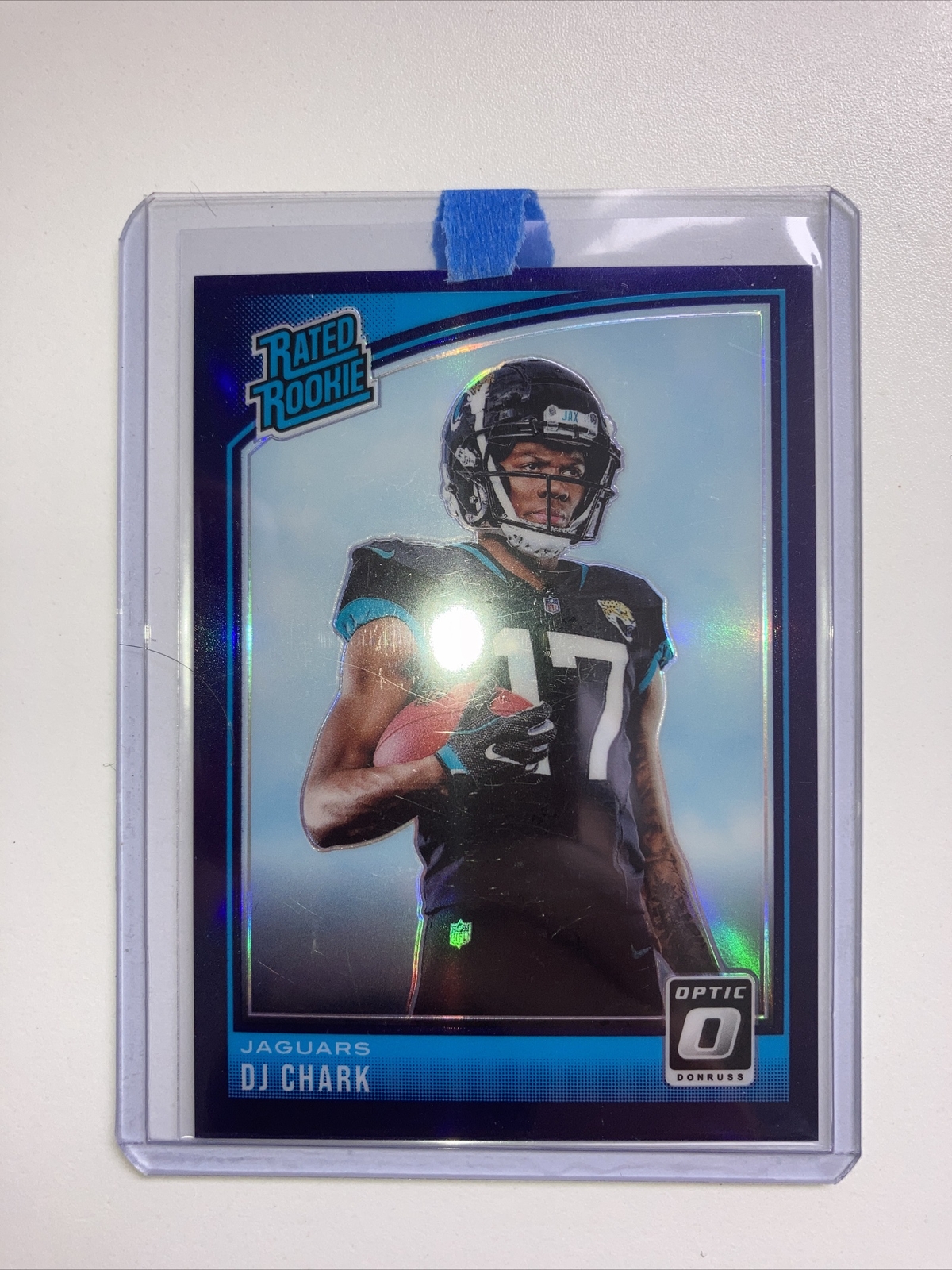 2018 Donruss Optic Rated Rookie Purple /50 DJ Chark Jr #165 RC