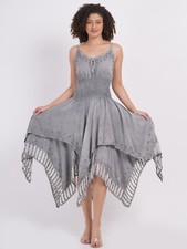 Women's Party Wear Dresses Fit & flare Solid Embroidered Dress Assorted 3pcs