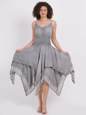 Women's Party Wear Dresses Fit & flare Solid Embroidered Dress Assorted  3pcs | eBay UK