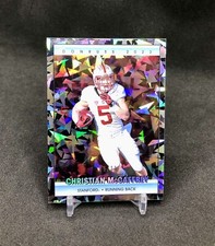 2022 Chronicles Donruss Draft Picks Christian McCaffrey /11 CRACKED ICE SSP #4