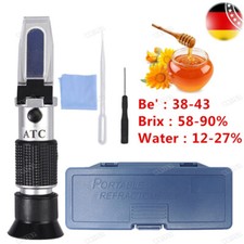 Refraktometer Honig Imker Wasser Zucker Gehalt Brix58-90% f&uuml;r Honig-Pflanzen&ouml;len