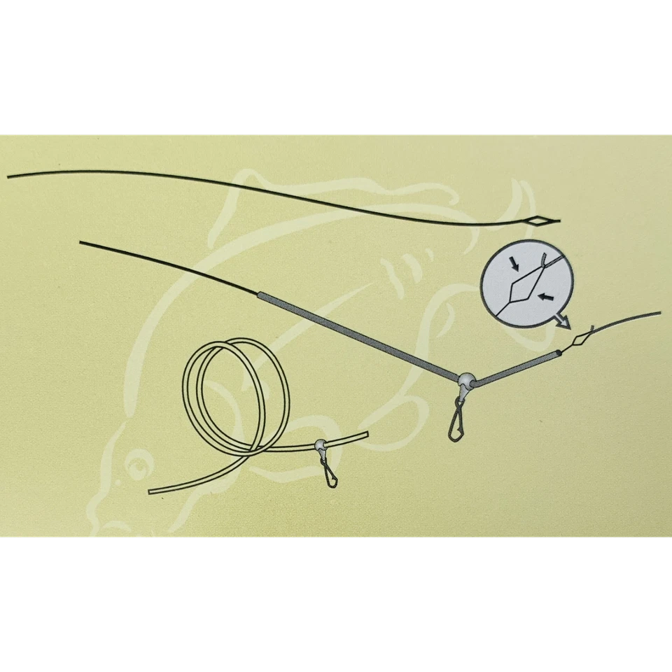 (3,25€/m) Behr Schnurdurchzieher Elastic Threader 60cm Einfädelhilfe Anti Tangle - Bild 3 von 4