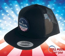 New Rip Curl Destination Patch America USA Snapback Trucker Cap Hat