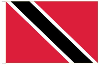 Trinidad and Tobago Sleeved Courtesy Flag ideal for Boats 45cm x 30cm
