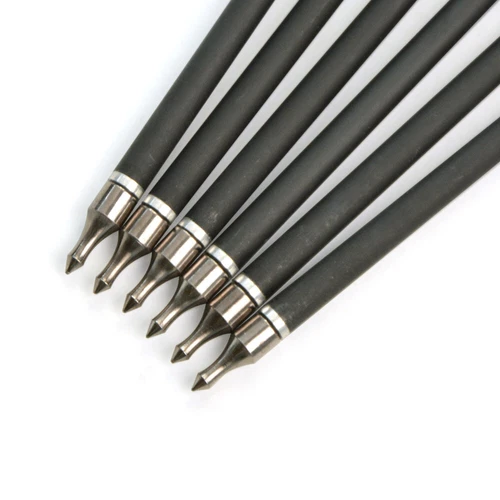 24pcs 31" Carbon Arrows Turkey Feathers Target Archery SP500 Bow Hunting Target - Picture 5 of 11