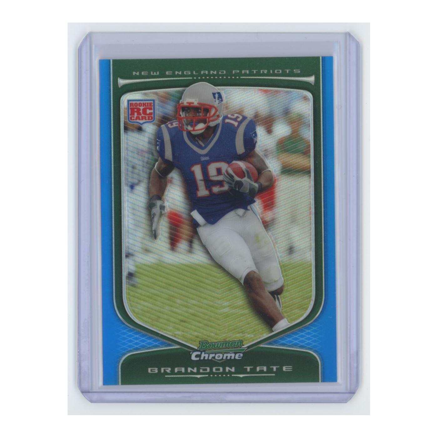 Brandon Tate Bowman Chrome #165 Blue Refractor