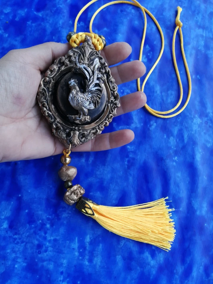 Talismán Mágico Poder Efectivo Atracción Fortuna Dinero Amuleto Gallo Símbolo Foto 4 de 4