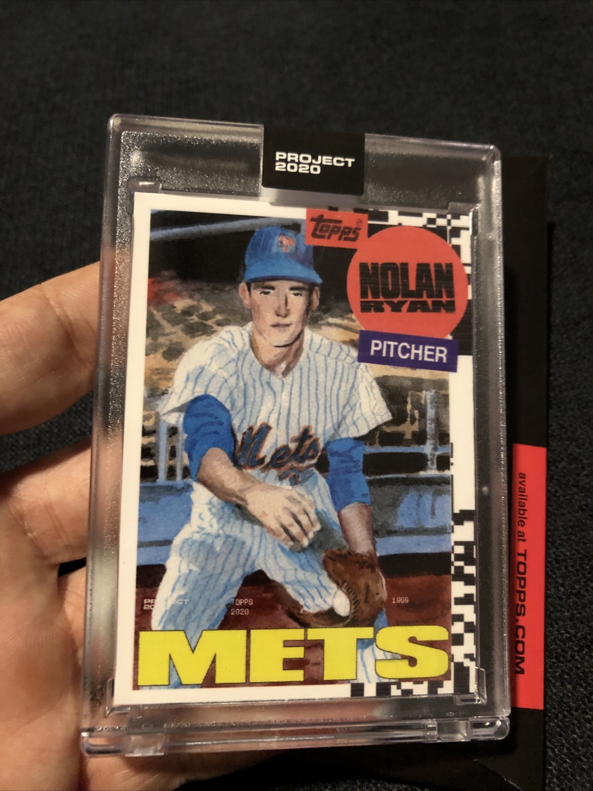 Topps PROJECT 2020 Card #147 Nolan Ryan by Jacob Rochester New York Mets