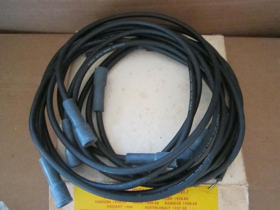 Ford Zephyr 1948-1960, Valiant Austin-Healey Nash Hudson 6 cilindros cables de bujía Foto 2 de 4
