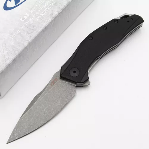 Zero Tolerance Model 0357 Linerlock A/O 3.25" CPM-20C Black G10 Folding Knife