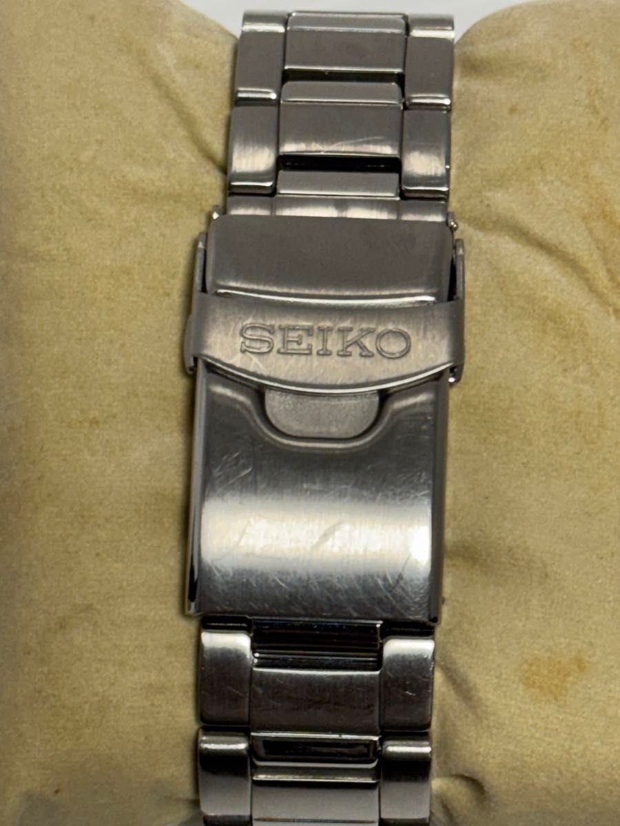 土日割引！SEIKO FIVE men's腕時計 7S36-04NO スケルトン Seiko 5 Sports 7S36-04N0 Day Date Blue Silver 23jewels