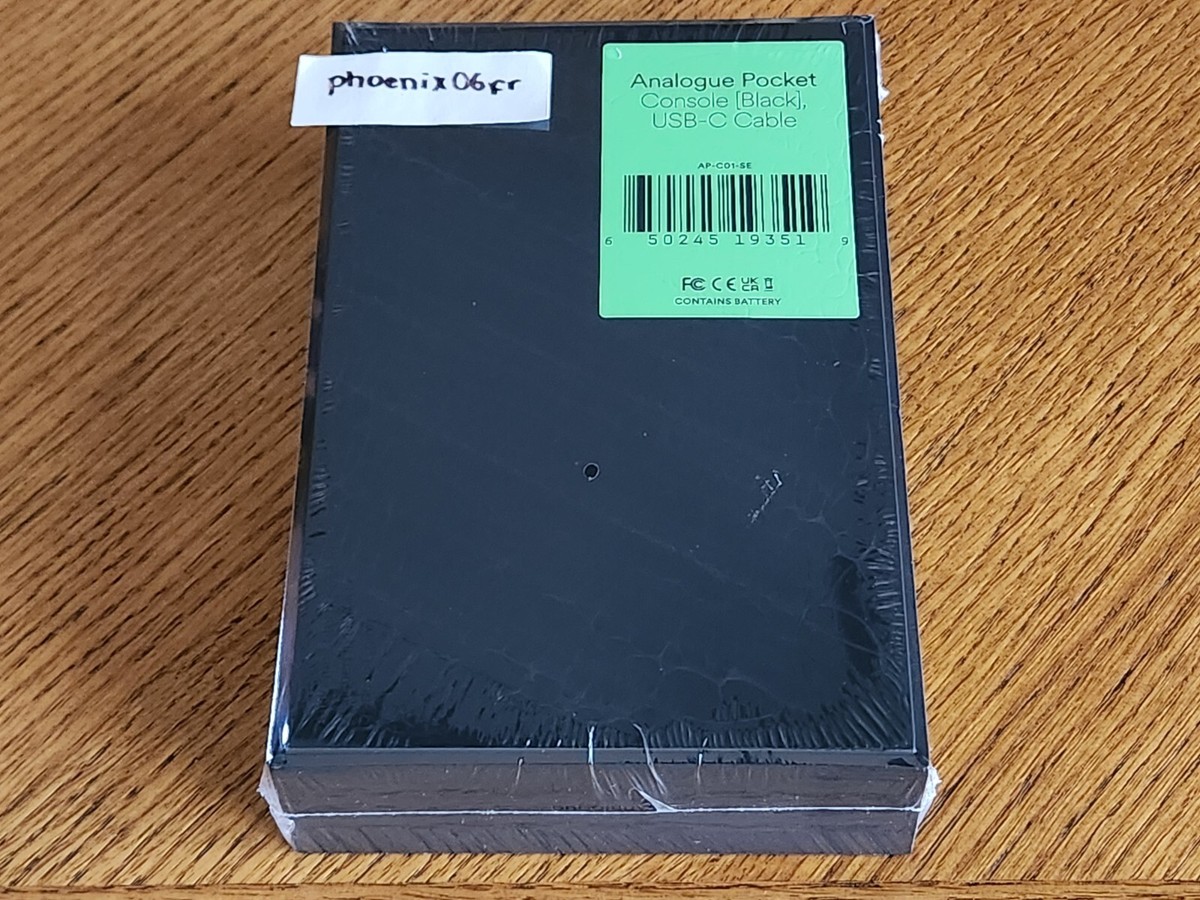 Brand New! Analogue Pocket Console Handheld System (Black