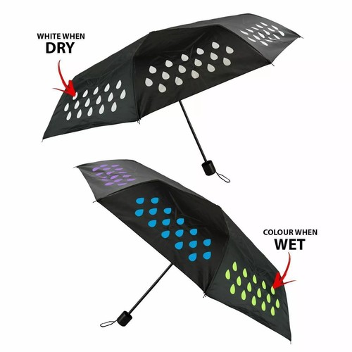 Colour Change LED Umbrella Waterproof Windproof Lightweight Ideal for Travel - Picture 2 of 10