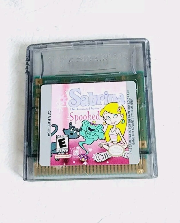NINTENDO SABRINA THE ANIMATED SERIES ZAPPED! GAMEBOY COLOR
