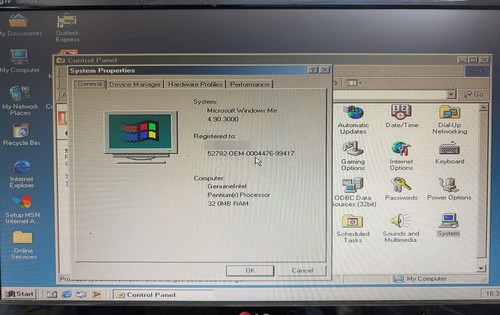 Vintage PC P5SV-B ISA M/Board, Windows ME, Pentium MMX 200Mhz, 2GB HDD - Photo 3/12
