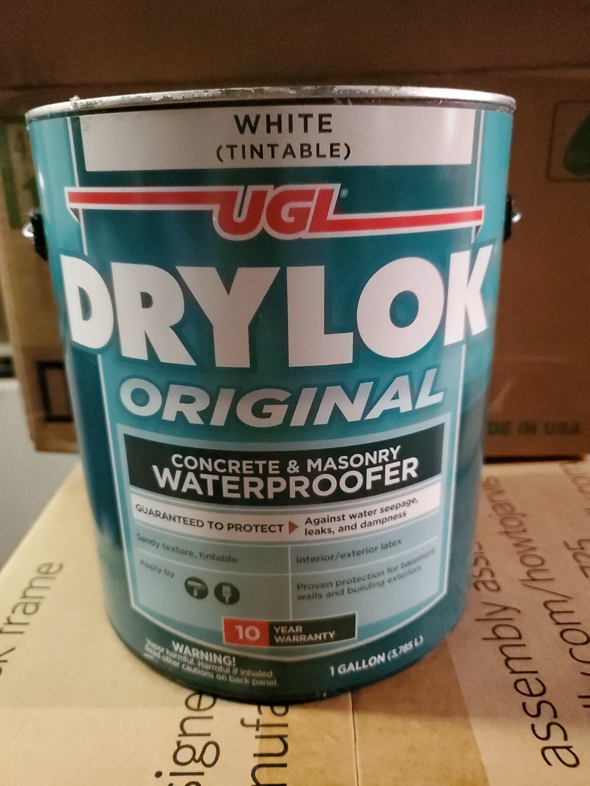 DRYLOK Original Concrete & Masonry Waterproofer White (tintable) 1 Gal