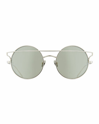Sunday Somewhere MATILDA  Silver / Green Sunglasses