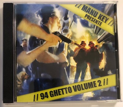cd rap fr '' Manu Key Geschenk : 94 Ghetto Band 2 '' Niglo Dicidens Jakus Brams 