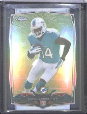 2014 Topps Chrome Football Balck Refractor #177 Jarvis Landry No 55 of 299