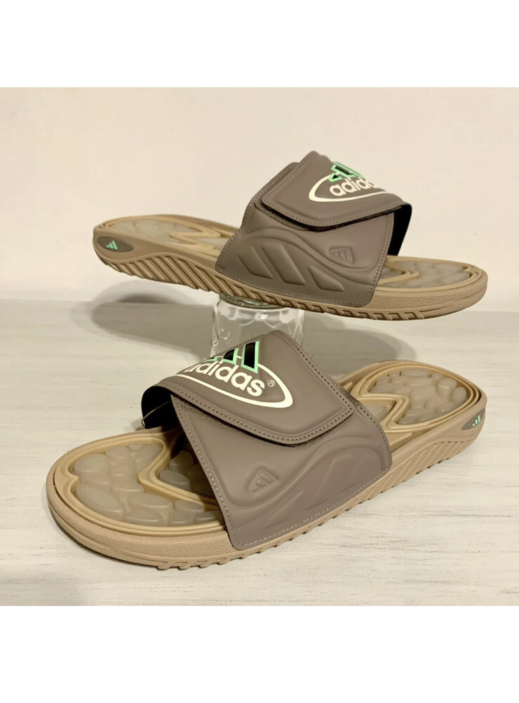 Adidas Reptossage Slide Sandals Brown GY4552 Men display picture 3