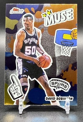 2025-26 Topps Finest David Robinson Muse Refractor #M-19 Spurs