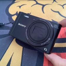 Sony Cyber-shot DSC-WX300 18.2MP Digital Camera Black Battery