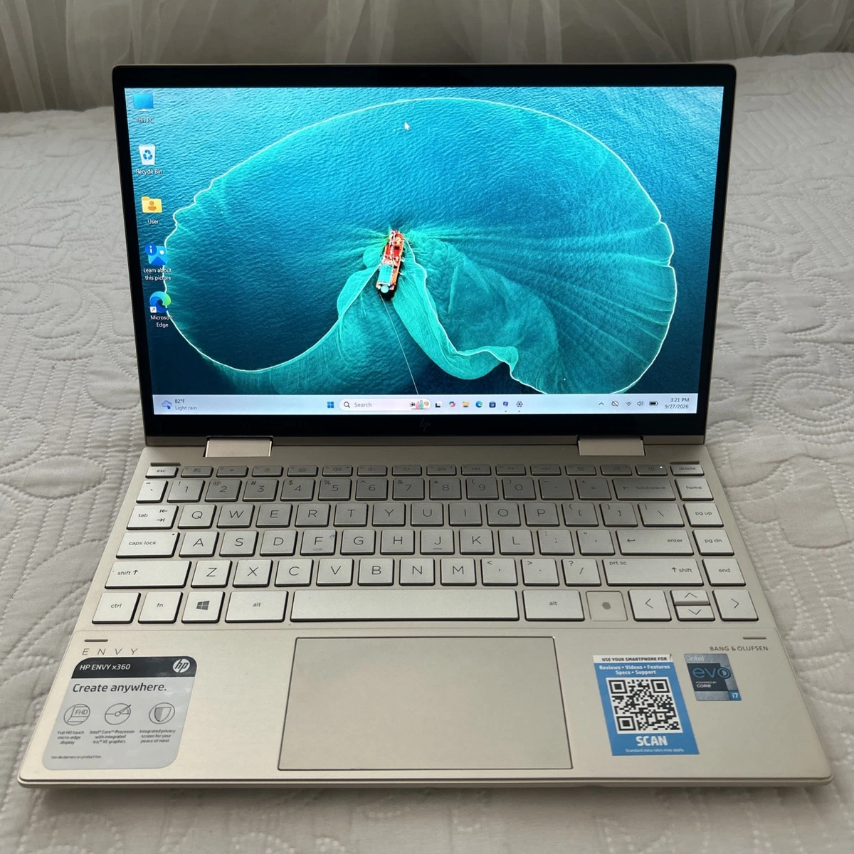 HP ENVY x360 8 GB RAM PC Laptops & Netbooks 13-13.9 in Screen for