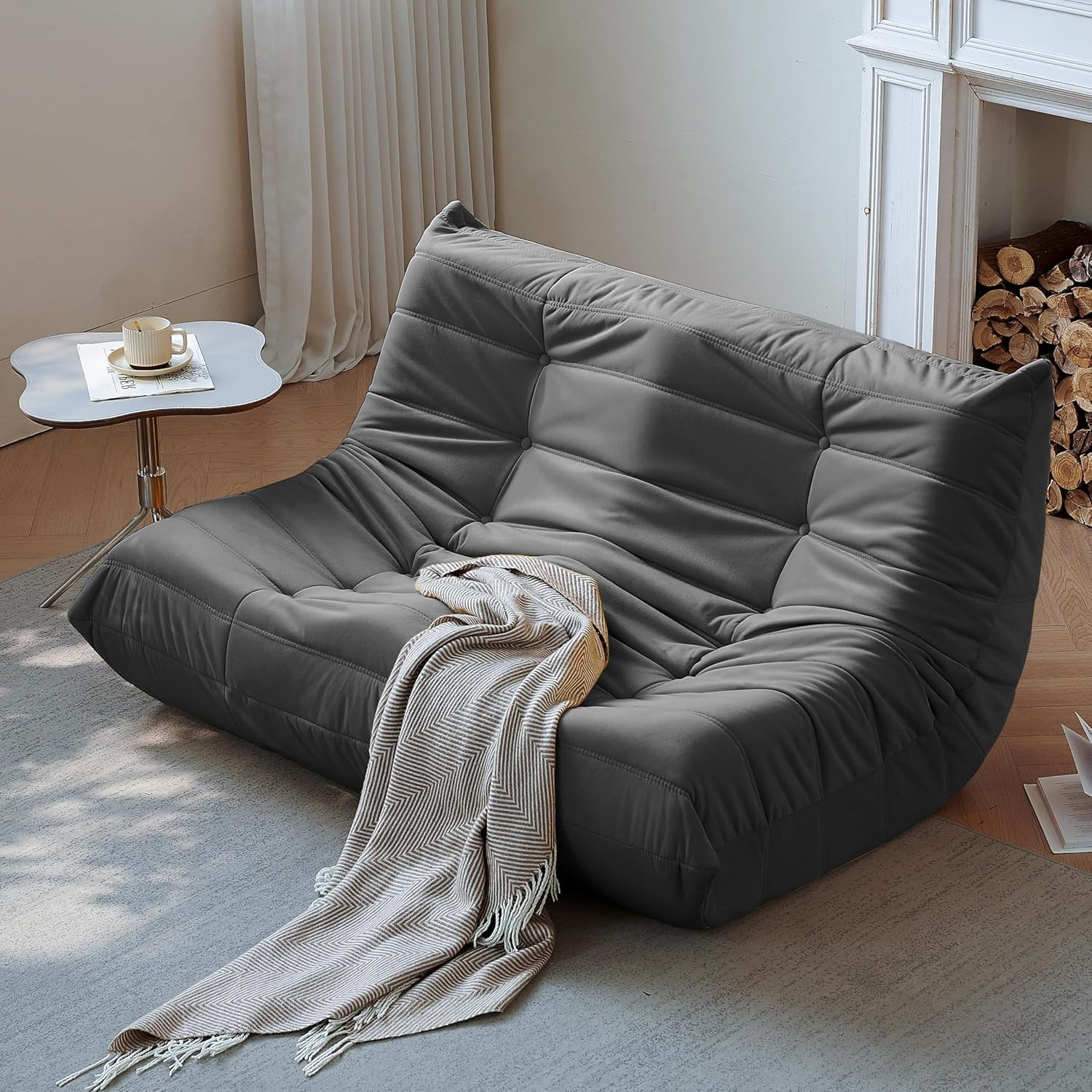 For Adults - Suede Microfiber Lounge Sofa