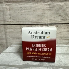 Australian Dream Arthritis Pain Relief Cream, Non-Greasy, Joint Support, 4 oz