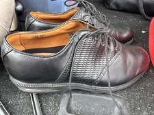Image of Vintage Y2K Nike Zoom Air Gortex Black Leather Golf Shoes Size 11