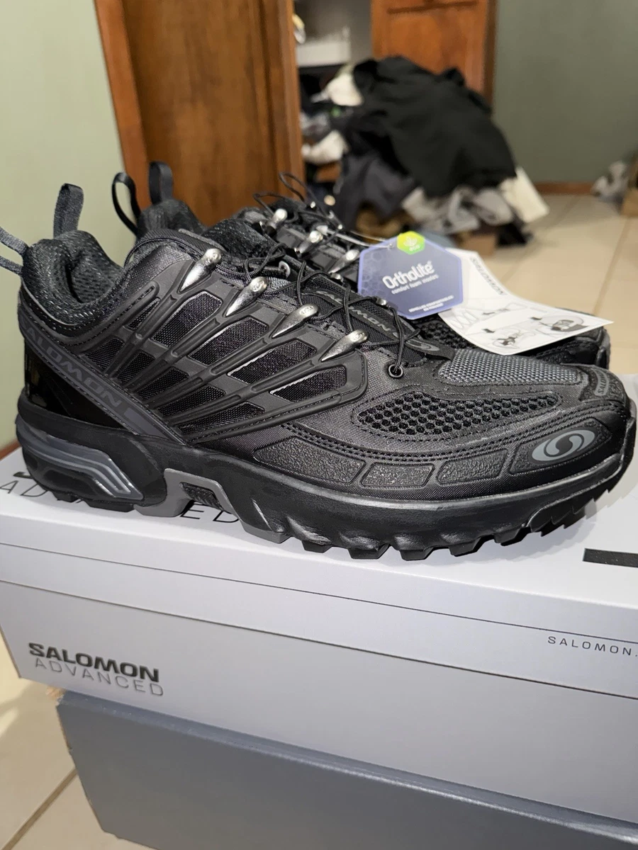 靴 salomon advanced acs pro SALOMON ACS Pro Advanced rubber-trimmed mesh sneakers | NET-A-PORTER