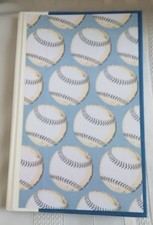 Hand Bound, One Of A Kind, Baseball Season Journal. Junk Journal. UpCycled Book