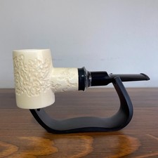S.Yanik Meerschaum Pipe –9mm Filtered Poker