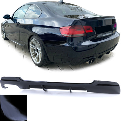 Heckdiffusor Replica M3 Schwarz Hochglanz für BMW 3er E92 E93 320 325 330