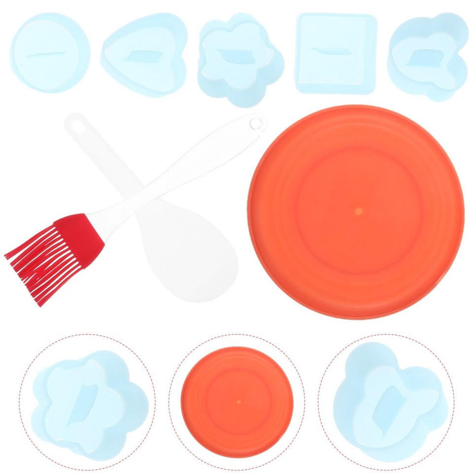 1 Set of Cartoon Rice Ball Molds Rice Ball Making Molds Reusable DIY ...