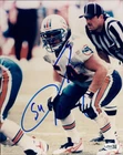 Zach Thomas Miami Dolphins Signed 8x10 Glossy Photo JSA Authenticated