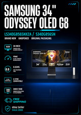 Samsung 34 Inch Odyssey OLED G8 G85SD UWQHD | 175Hz | G-Sync Compatible | Curved