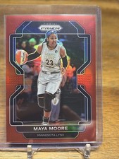 Maya Moore 2022 Panini Prizm WNBA Red #100 SN,/199
