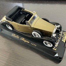 Solido 1/43 Rolls Royce Phantom III Cabrio Gold Mini Car, Excellent Condition