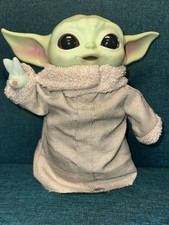 Star Wars Baby Yoda Plush Toy Soft Body Hard Head Mandalorian 2020 Mattel NICE
