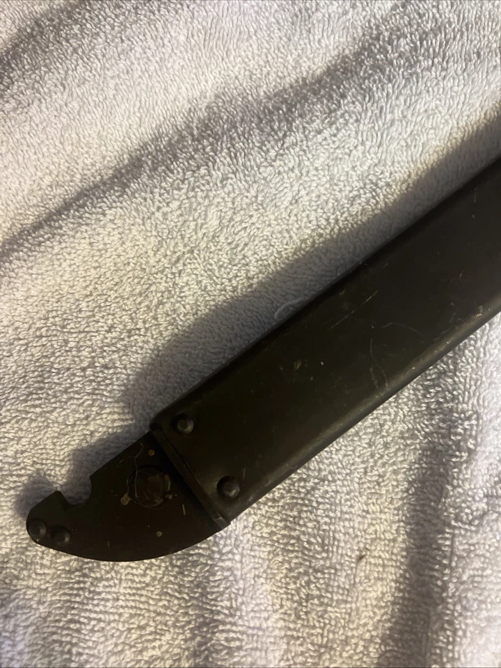 Vaina Cuchillo Bayoneta Hoja Fija Baquelita Rumana - Estilo Ruso Calidad DKL Foto 3 de 4